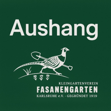 Unser Fasanengarten ist „ausgebucht“